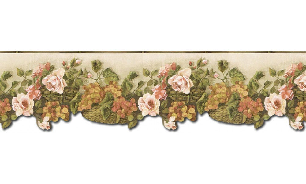 Floral WD76823DC Wallpaper Border