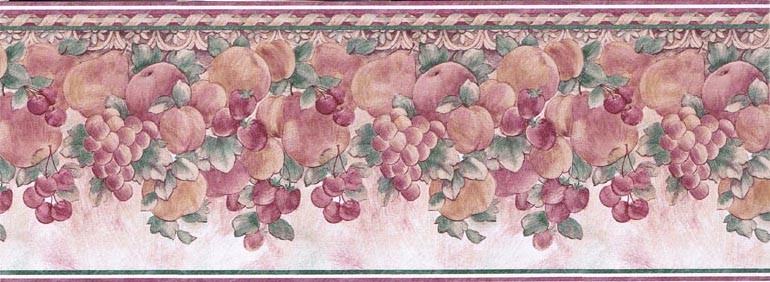 Fruits Apple DES868211 Wallpaper Border