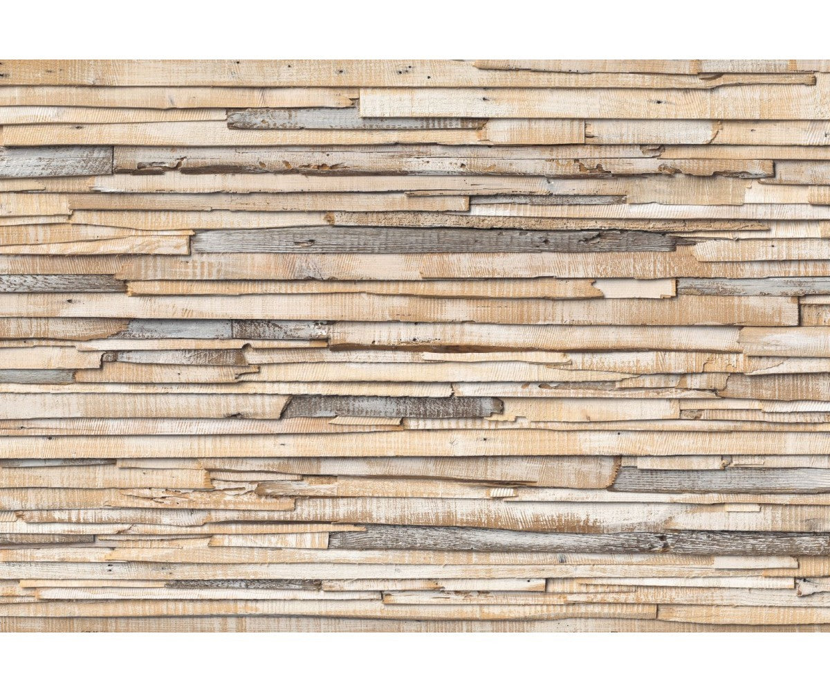 Whitewashed Wood 8-920 Wall Mural