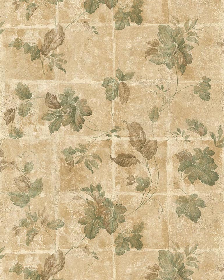 Brick Leaf HB24160 Wallpaper