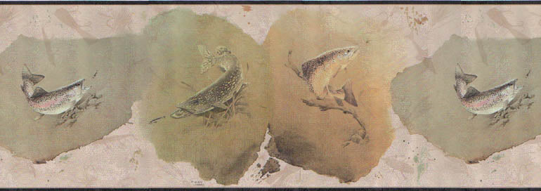 Fishing  B169225 Wallpaper Border