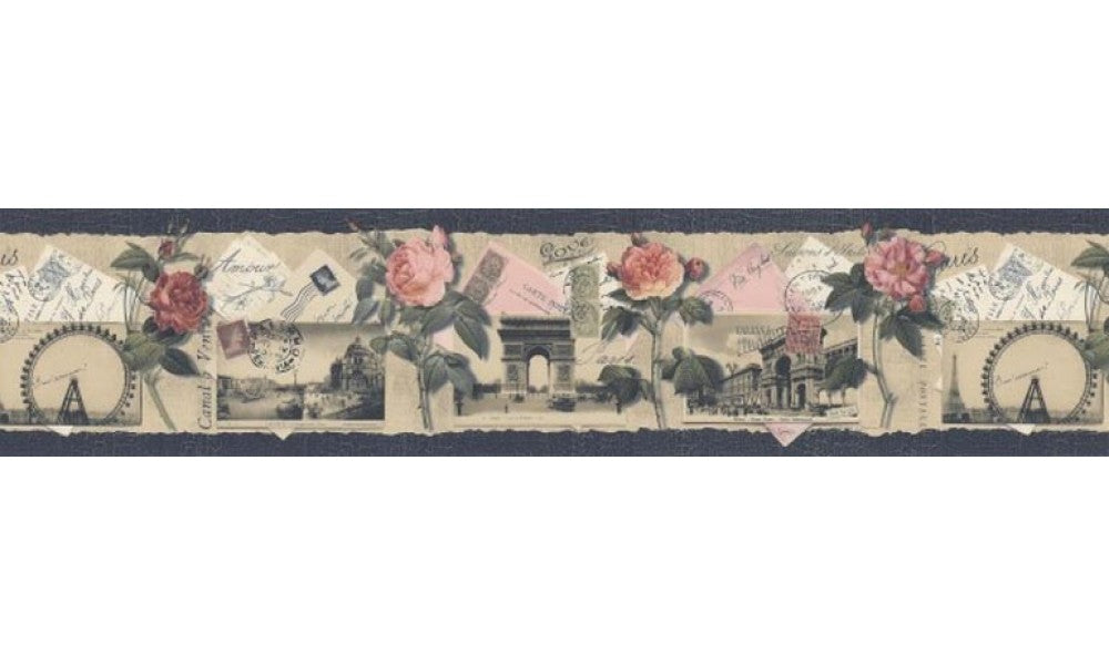 Floral SP76475 Wallpaper Border