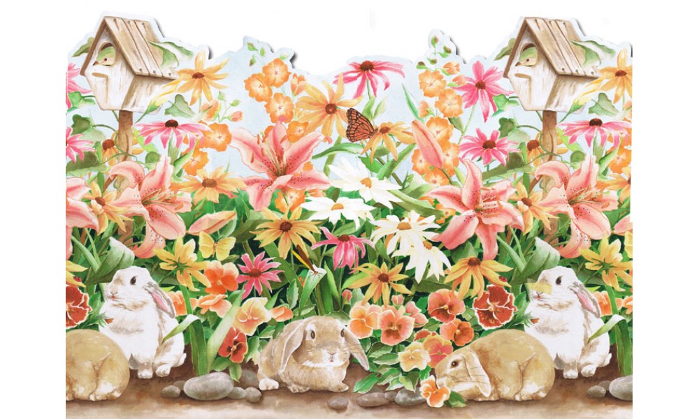 Rabbits B50002 Wallpaper Border