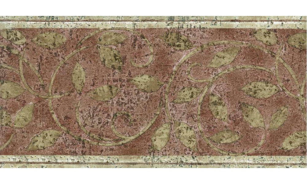 Norwall Zen Leaves ZN76176B Wallpaper Border