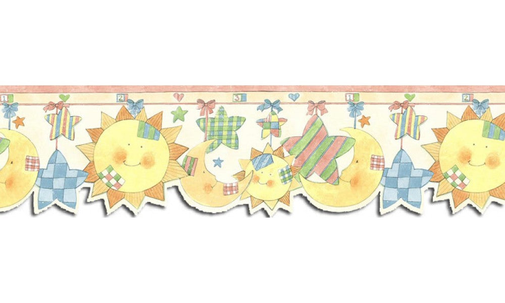 Sun Moon and Stars SU75911DC Wallpaper Border