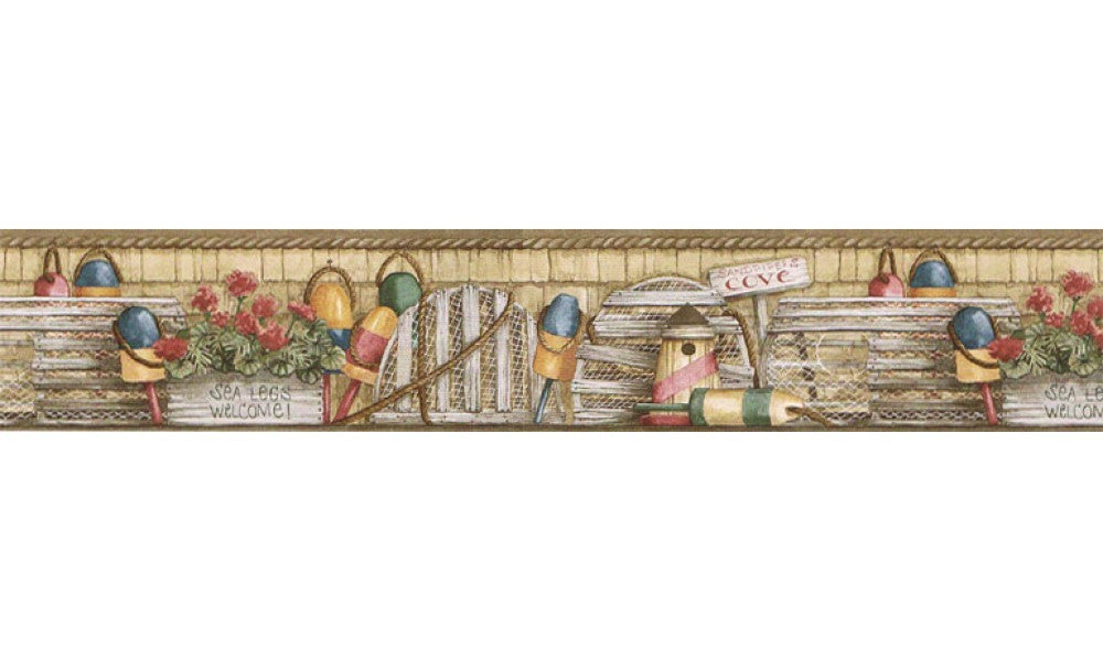 Country ACS59040B Wallpaper Border