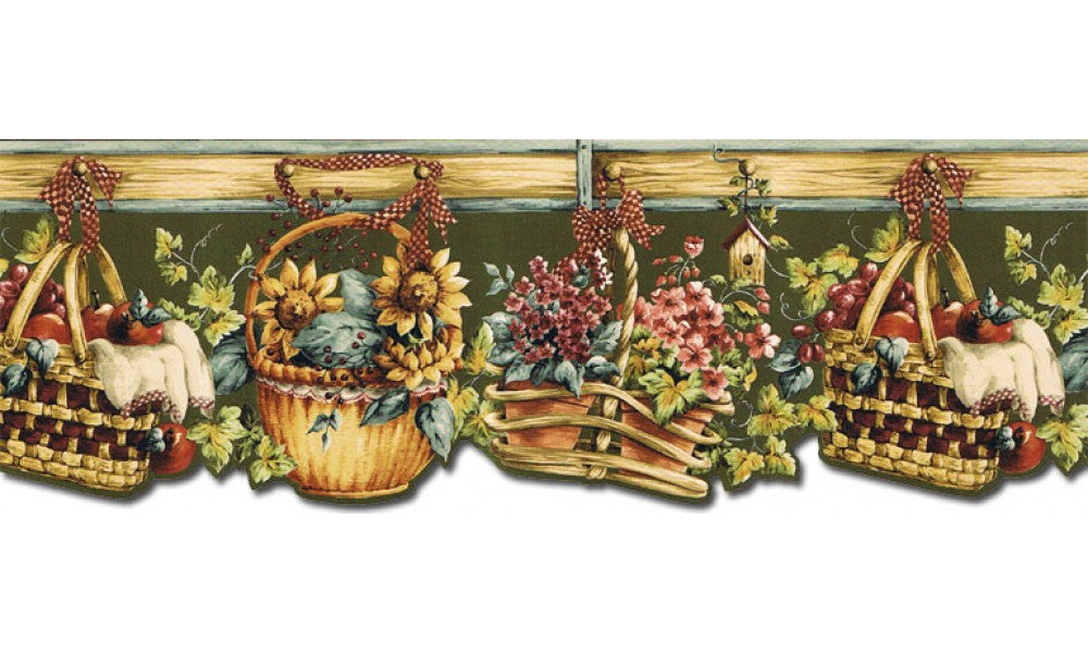 Floral NC76773DC Wallpaper Border