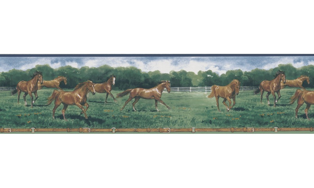 Horse  203B25575 Wallpaper Border