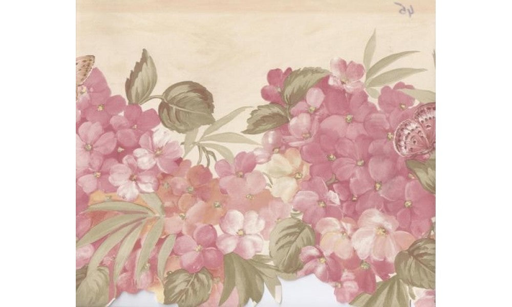 Buttercup Flowers Butterflies MF8203 Wallpaper Border