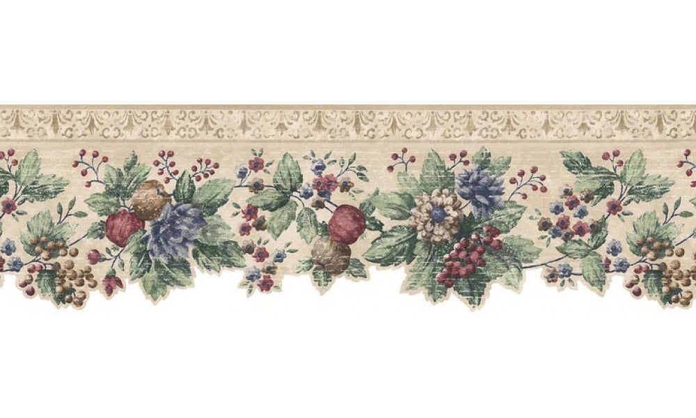 Floral B75743 Wallpaper Border