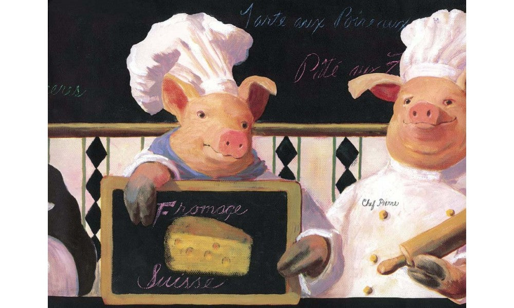 Piggy Restaurant KH5802 Wallpaper Border