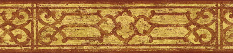 Architectural Brown FF8310B Wallpaper Border
