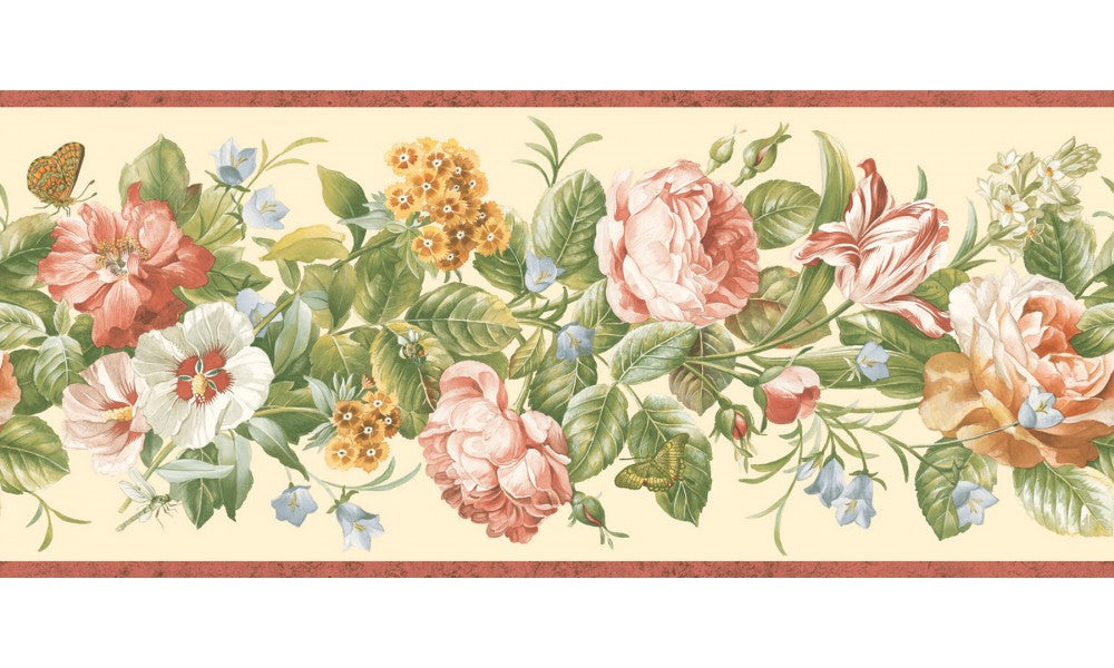 Floral  QT18134B Wallpaper Border