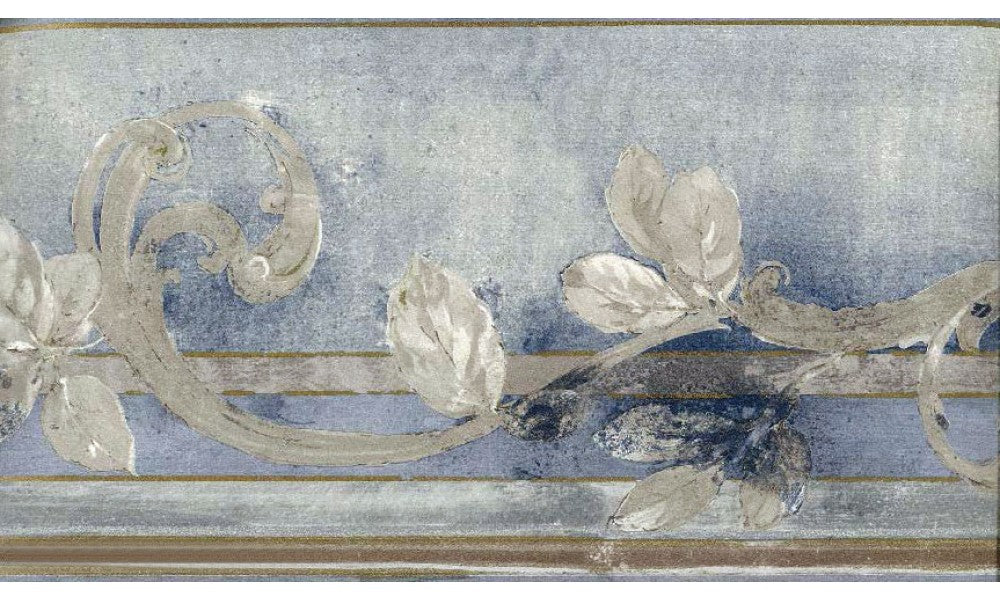 Silver Glass White NT73807 Wallpaper Border