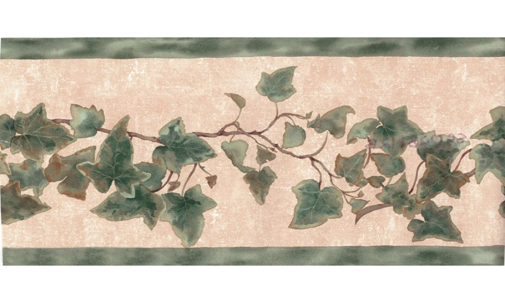 028142SR Floral Wallpaper Border