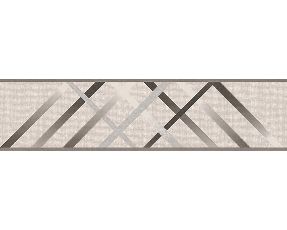 Beige Swing Line 934713 Wallpaper Border