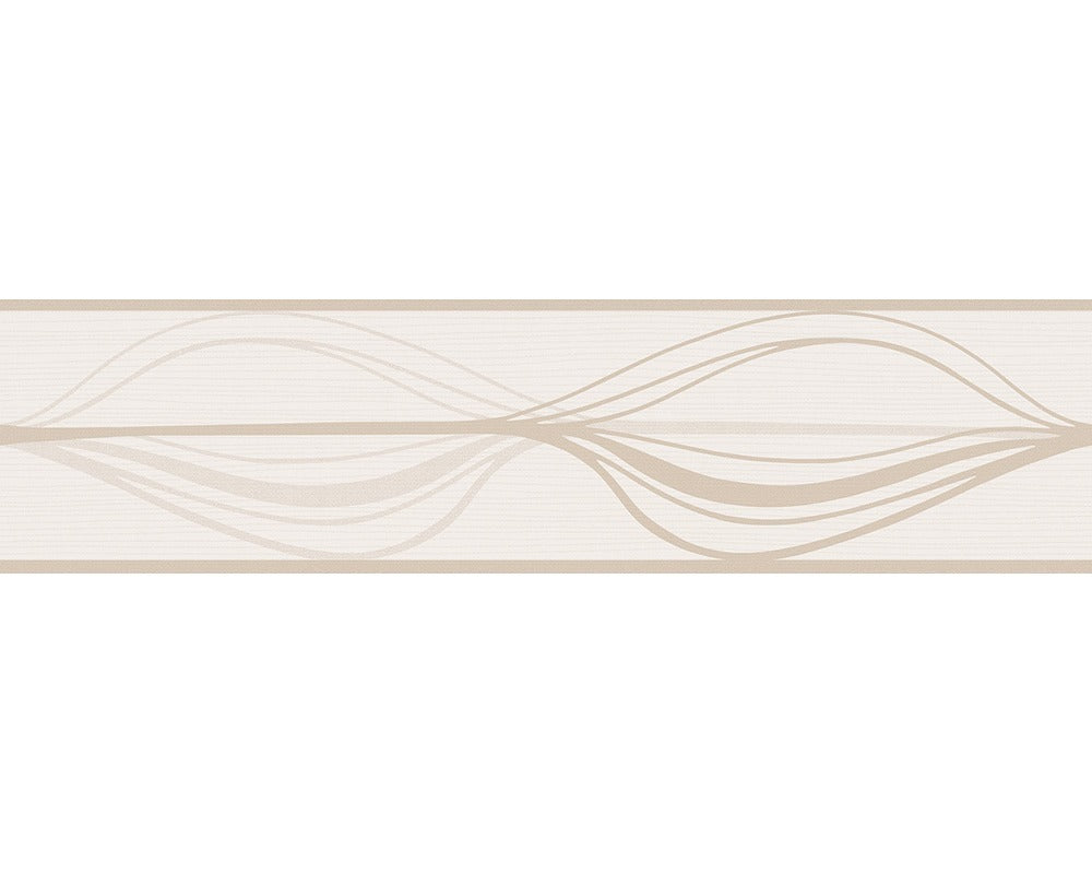 Beige Swing Line 934773 Wallpaper Border