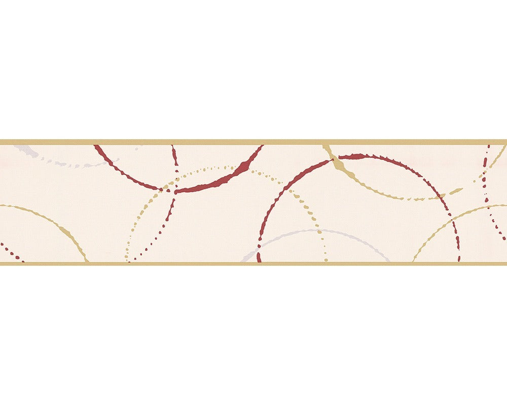 Beige Swing Line 934841 Wallpaper Border
