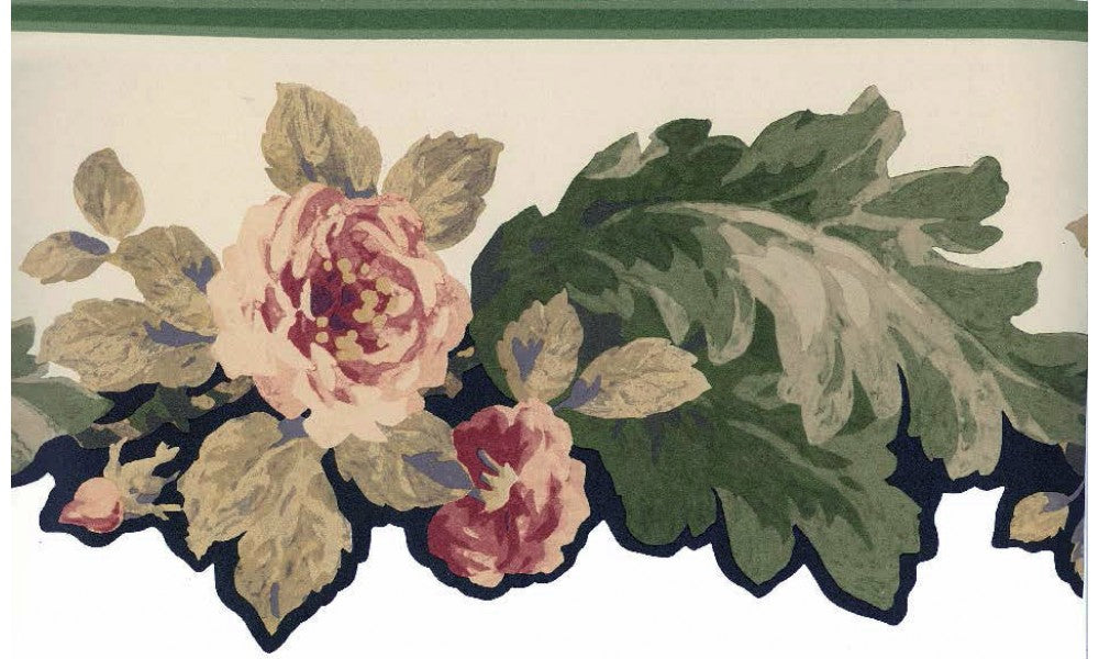 Die Cut Victorian Roses CT77647 Wallpaper Border