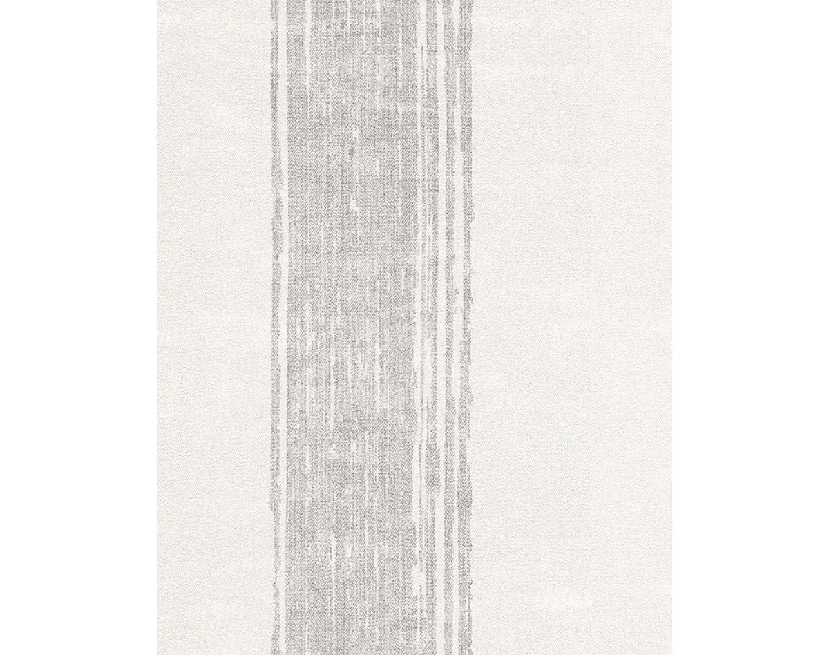 Textile Stripes Cream Grey 939029 Wallpaper