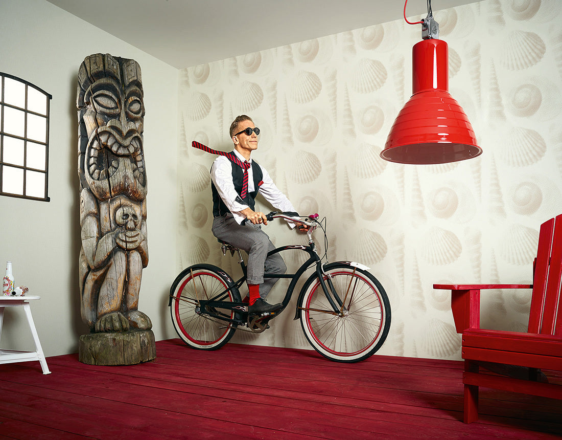 Beige Contzen Martrics 943972 Wallpaper