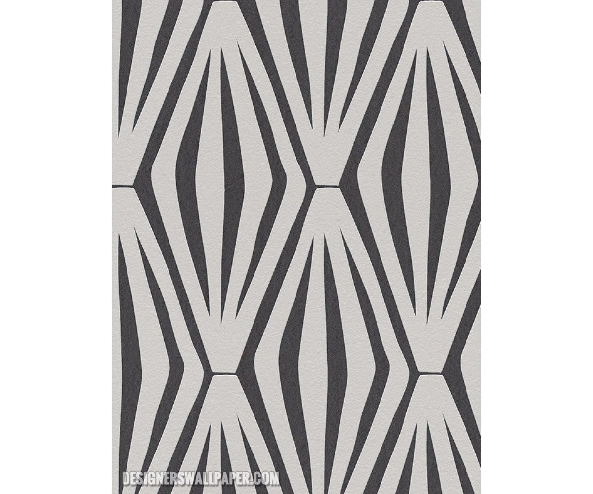 Graphic Geometric Grey Black Metallic 944047 Wallpaper