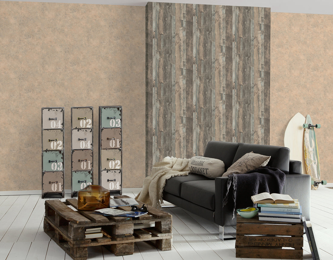 Beige Brown DECOWORLD 954053 Wallpaper