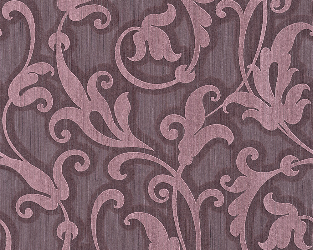 Metallic Purple Tessuto 954905 Wallpaper