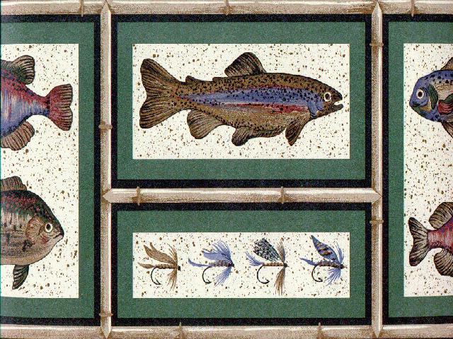 Fish  B2001GT Wallpaper Border