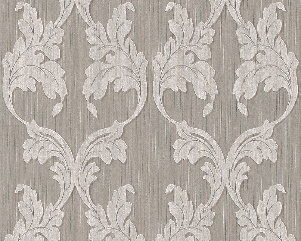 Beige Grey Tessuto 956286 Wallpaper
