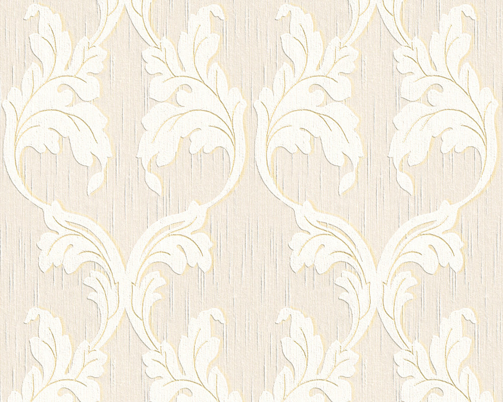 Beige Cream Tessuto 956287 Wallpaper