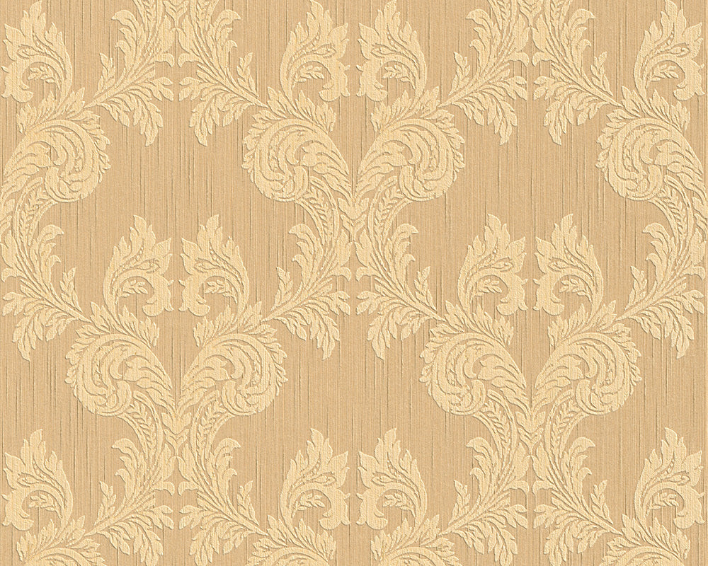 Beige Orange Tessuto 956303 Wallpaper