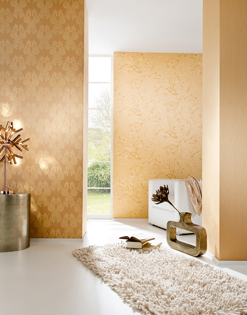 Beige Orange Tessuto 956333 Wallpaper
