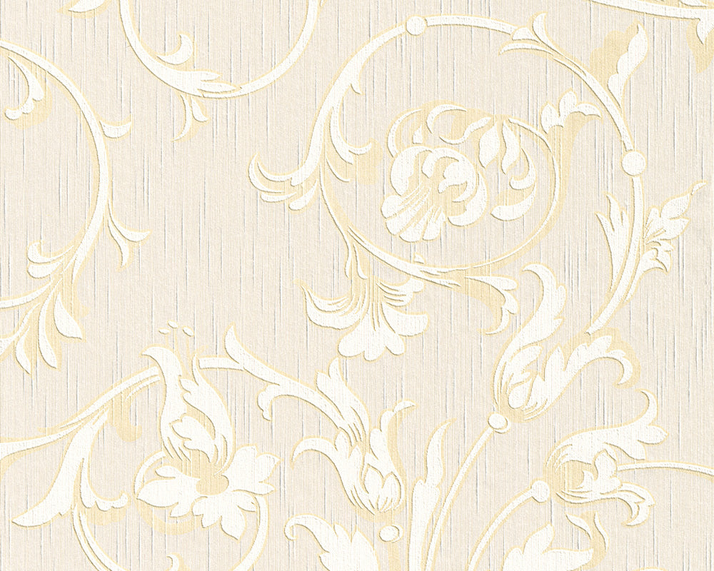 Beige Cream Tessuto 956337 Wallpaper