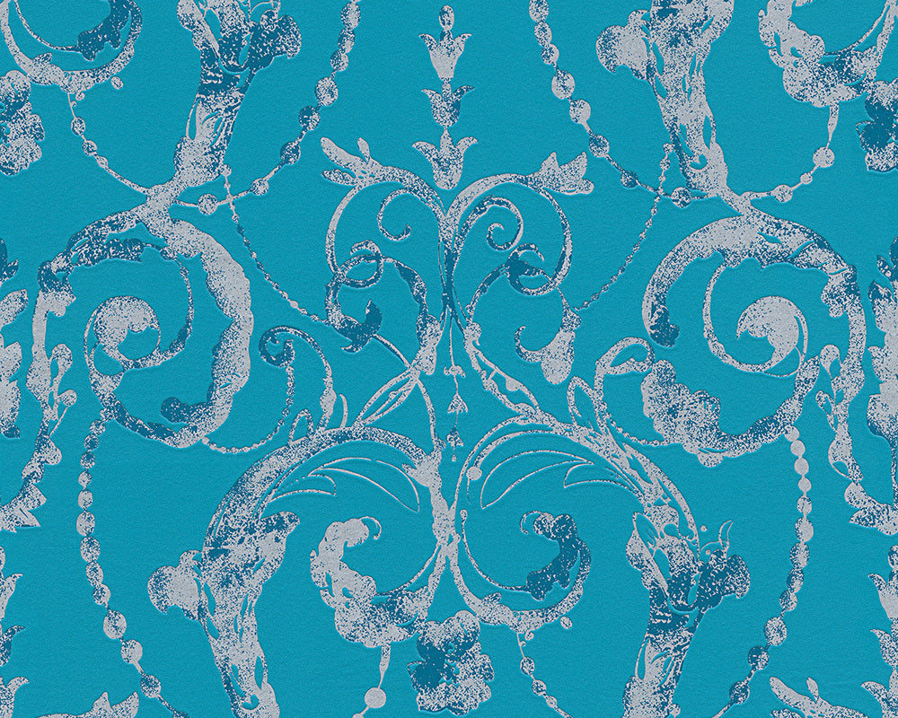 Hanging Vintage Vinyl, Flock, Metallic, and Mylar Vintage Wallpaper  (Hannah's Treasures Vintage Wallpaper Blog)