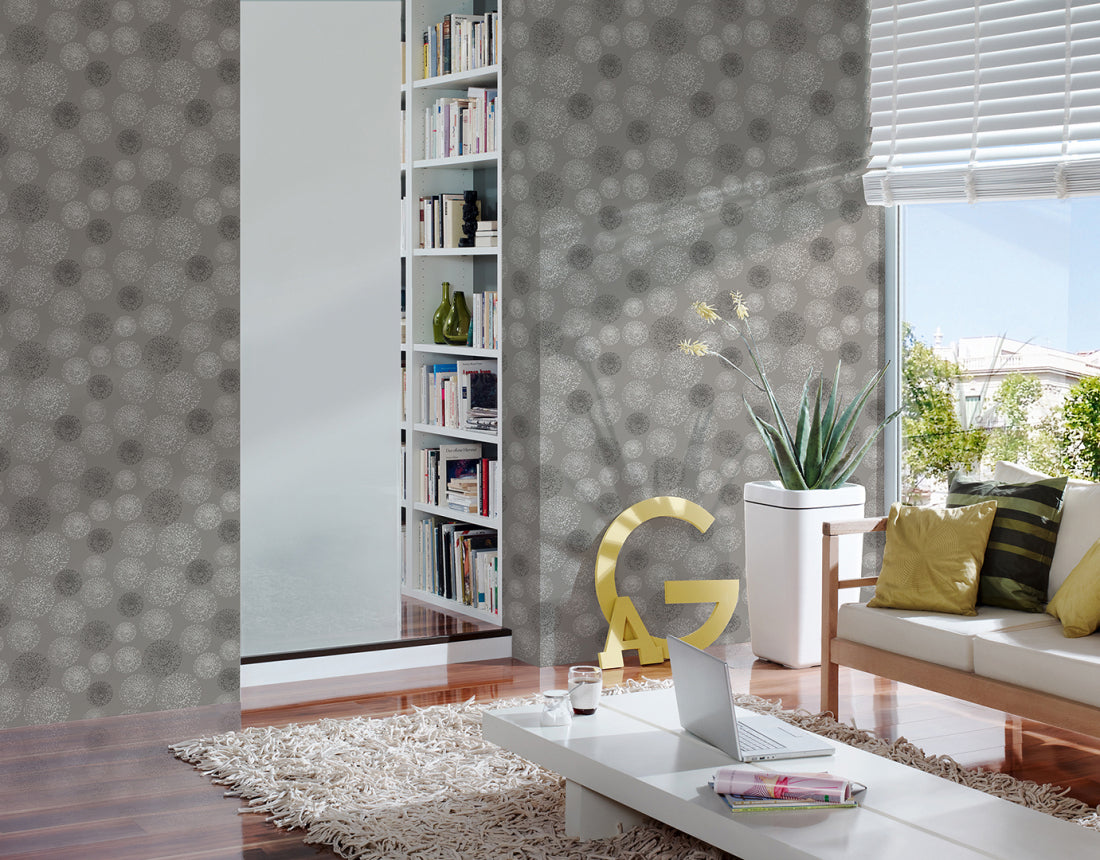 Grey Metallic Black & White 3 958116 Wallpaper