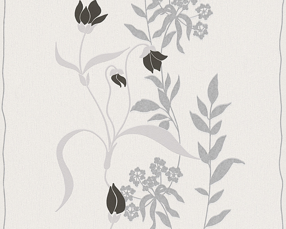 Metallic Black Black & White 3 958742 Wallpaper