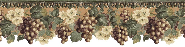 Grape  HB75736DC Wallpaper Border