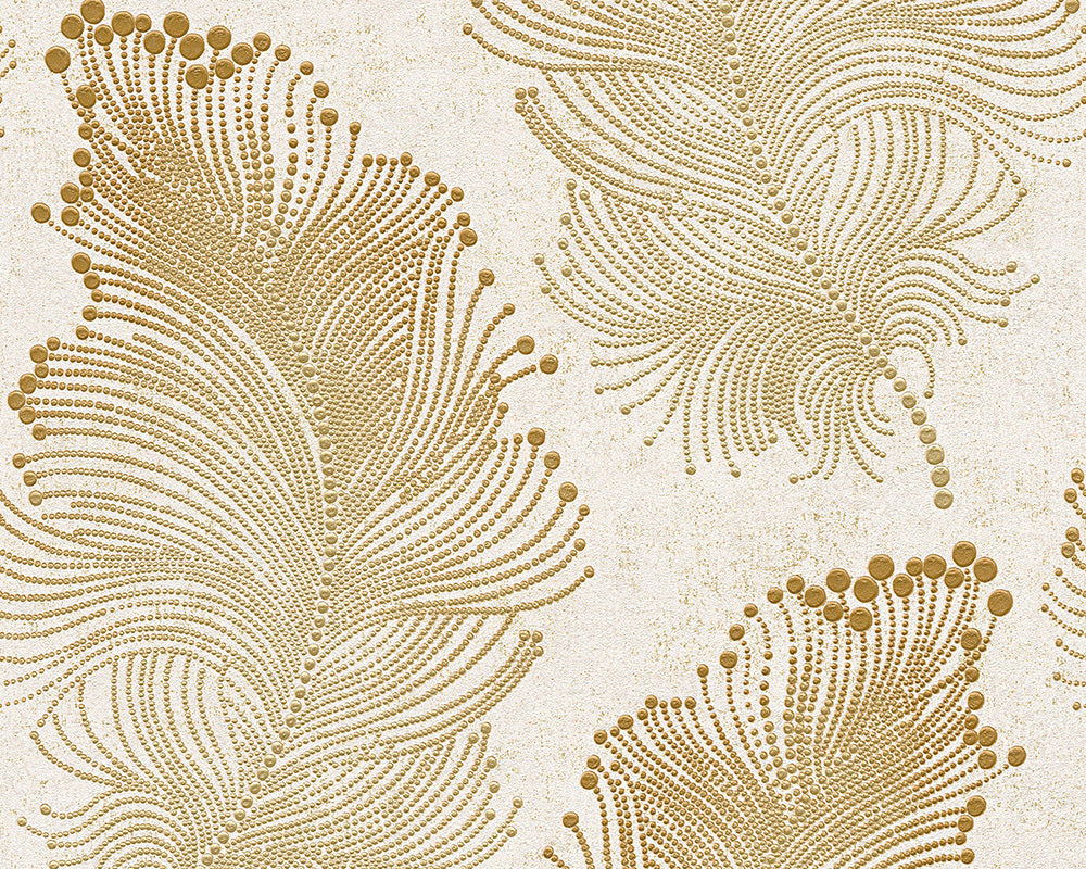 Metallic White Bohemian Burlesque 960452 Wallpaper
