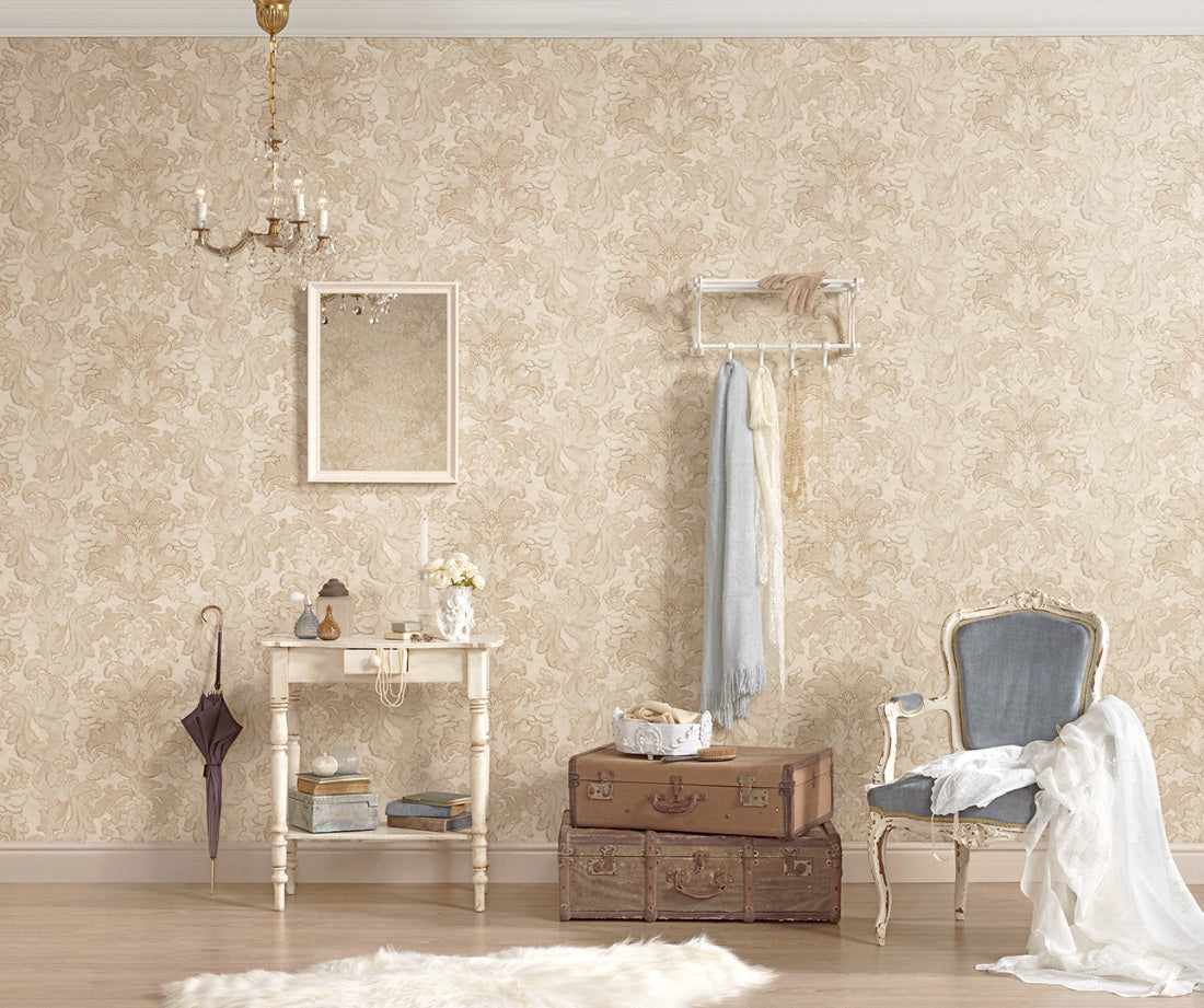 Yellow Metallic Bohemian Burlesque 960462 Wallpaper