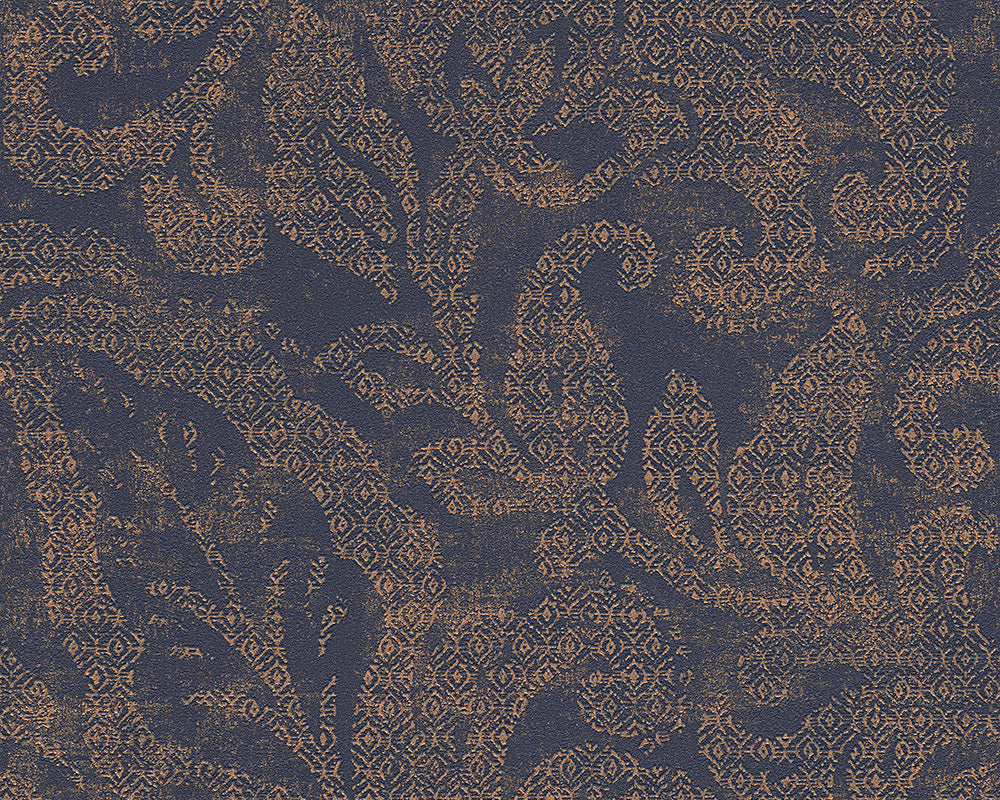 Blue Metallic Bohemian Burlesque 960484 Wallpaper