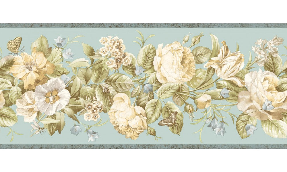 Floral  QT18135B Wallpaper Border
