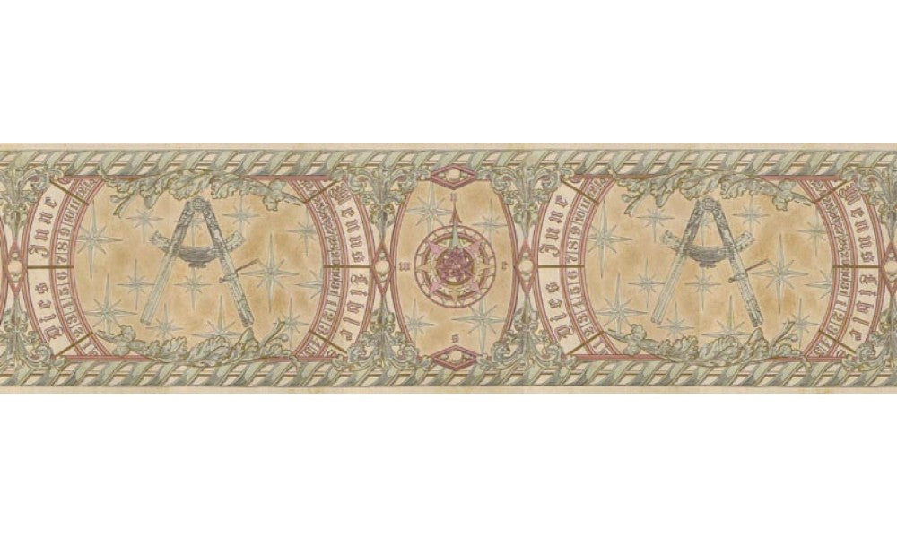 Vintage B300304B Wallpaper Border