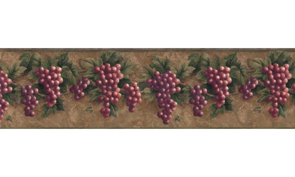 Grape Fruits VC829B Wallpaper Border