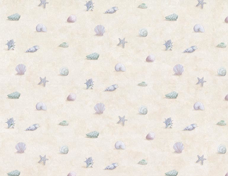 Seashell Bathroom COV3680 Wallpaper