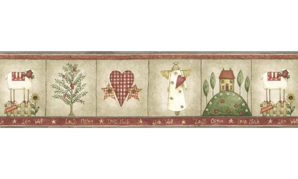 Country BT77712 Wallpaper Border