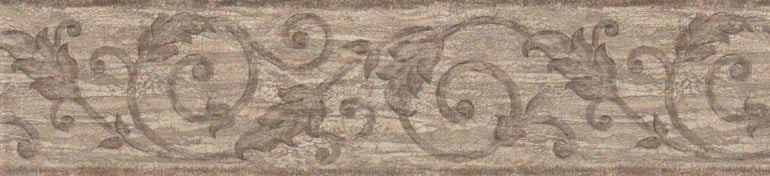 Leaf Leaves Scroll VC838B Wallpaper Border