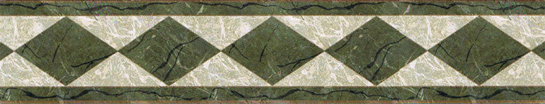 Diamond Green NS76907 Wallpaper Border