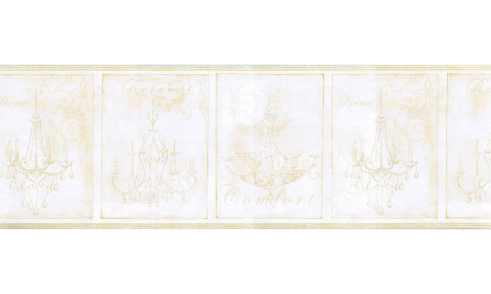 Chandeliers KD8103B Wallpaper Border