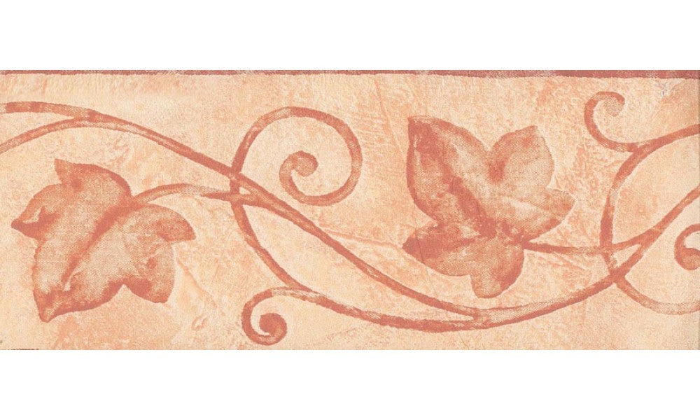 Pink Palm Leaf 94214 Wallpaper Border